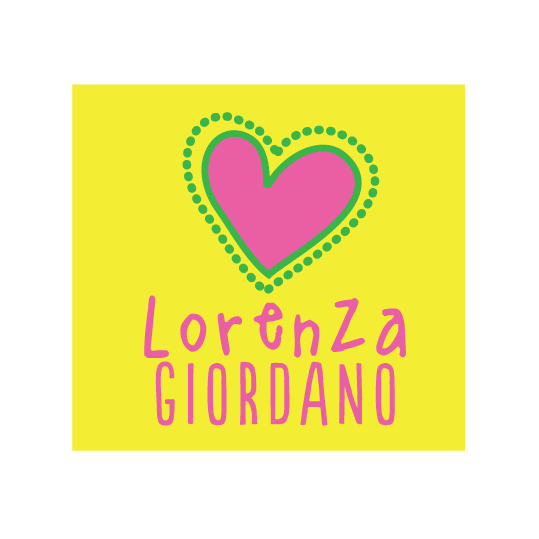 Tarjetas Corazon Punteado Amarillo